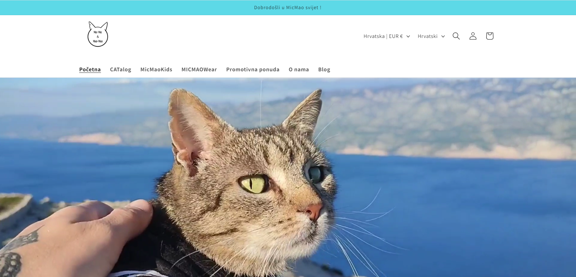 MicMao webshop projekt